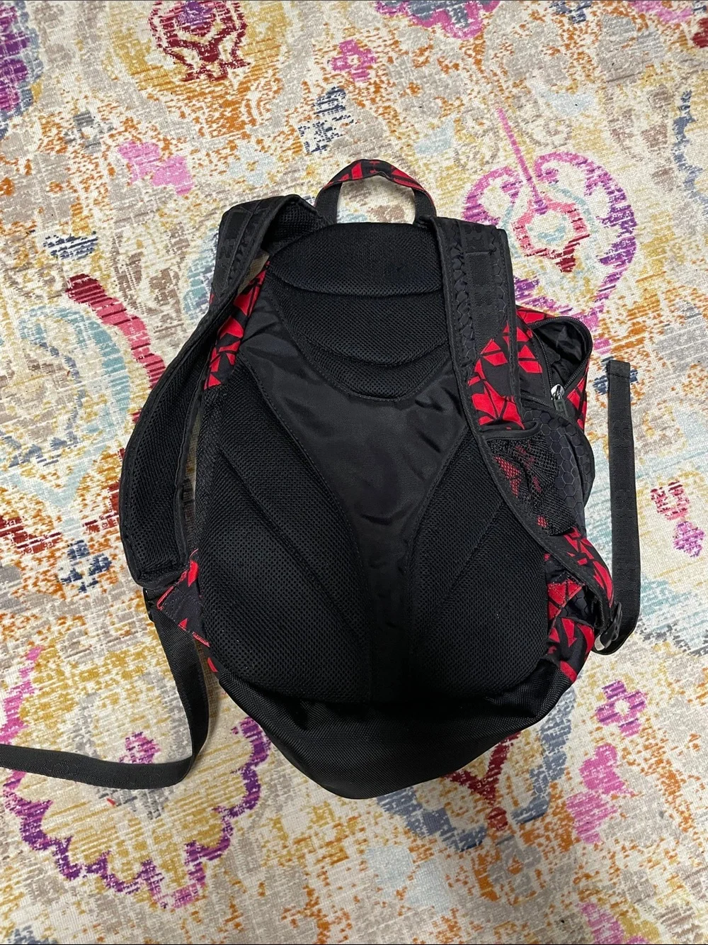 Under Armour black and red backpack